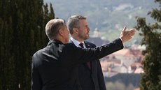 Premiér v demisi Andrej Babiš přijal 11. dubna 2018 v pražské Kramářově vile... Premiér v demisi Andrej Babiš přijal 11. dubna 2018 v pražské Kramářově vile...