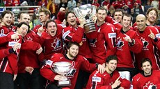 Kanaďané se radují ze zisku zlatých medailí na hokejovém šampionátu v Moskvě.... Kanaďané se radují ze zisku zlatých medailí na hokejovém šampionátu v Moskvě....