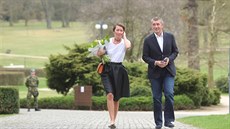 Prezident Miloš Zeman přijal premiéra v demisi a předsedu hnutí ANO Andreje... Prezident Miloš Zeman přijal premiéra v demisi a předsedu hnutí ANO Andreje...