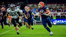 Running back Prague Lions (Lukáš Růžek) patří k největším oporám pražského týmu. Running back Prague Lions (Lukáš Růžek) patří k největším oporám pražského týmu.