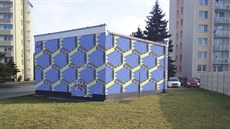 Vítězný návrh nového grafického designu jedné z prostějovských trafostanic.... Vítězný návrh nového grafického designu jedné z prostějovských trafostanic....