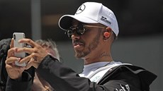 Lewis Hamilton ped Velkou cenu íny