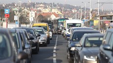 Kolony v Praze během dočasného uzavření tunelu Blanka (11. dubna 2018) Kolony v Praze během dočasného uzavření tunelu Blanka (11. dubna 2018)