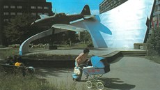 Tak památník vypadal v roce 1978, odstraněn byl o 16 let později. Tak památník vypadal v roce 1978, odstraněn byl o 16 let později.