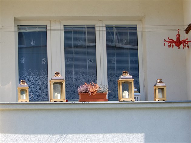 Balkonová romantika pi svíkách