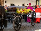 Převoz ostatků kardinála Josefa Berana ze Strahovského kláštera do Arcibiskupského paláce 21.4.2018. Převoz ostatků kardinála Josefa Berana ze Strahovského kláštera do Arcibiskupského paláce 21.4.2018.