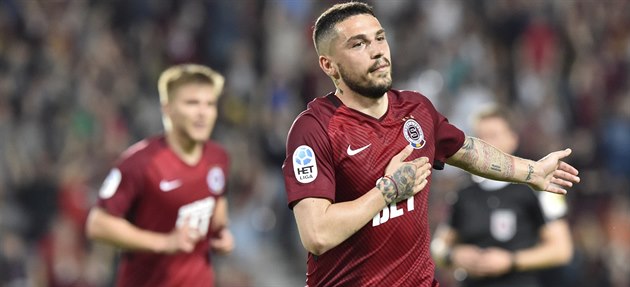 Sparťan Nicolae Stanciu slaví gól v ligovém utkání proti Jablonci. Pro... Sparťan Nicolae Stanciu slaví gól v ligovém utkání proti Jablonci. Pro...