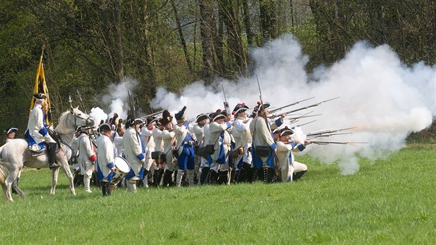 Rekonstrukce historick bitvy u Liberce (21. dubna 2018).