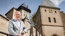 Hrad Karlštejn. Kastelán Jaromír Kubů (25. dubna 2018) Hrad Karlštejn. Kastelán Jaromír Kubů (25. dubna 2018)