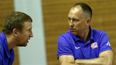 Petr Czudek (vpravo) a Ladislav Sokolovský, jeho nástupce u českého celku do 20... Petr Czudek (vpravo) a Ladislav Sokolovský, jeho nástupce u českého celku do 20...