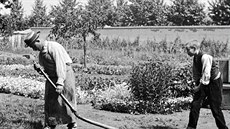 Záběr z díla bratří Lumiérů použitý do dokumentárního snímku Bratři Lumiérové Záběr z díla bratří Lumiérů použitý do dokumentárního snímku Bratři Lumiérové