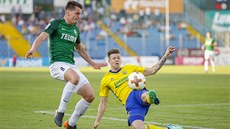 Jablonecký záložník Lukáš Masopust centruje v semifinále poháru přes... Jablonecký záložník Lukáš Masopust centruje v semifinále poháru přes...