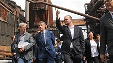 Premiér Andrej Babiš s ministry navštívil v úterý i areál Dolních Vítkovic. Premiér Andrej Babiš s ministry navštívil v úterý i areál Dolních Vítkovic.