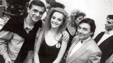 Jií Bartoka, Gabriela Filippi a Karel Gott na Miss SSR 1989