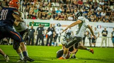 Kicker Marek Hruboň z Prague Black Panthers patří k jistotám ve svém oboru. Kicker Marek Hruboň z Prague Black Panthers patří k jistotám ve svém oboru.