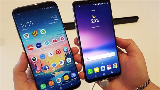 LG V30 se svým hlavním konkurentem v podob Samsungu Galaxy S8+