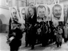 Oslavy 1. mje v Litomyli v roce 1948