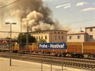 Dnesni pozar v Praze Dnesni pozar v Praze
