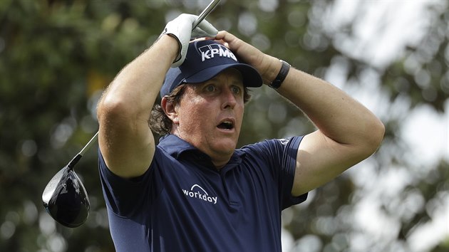 Phil Mickelson na turnaji Wells Fargo Championship v Quail Hollow. Phil Mickelson na turnaji Wells Fargo Championship v Quail Hollow.