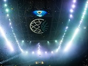 Oslavy triumfu AEK Atény v basketbalové Lize mistrů Oslavy triumfu AEK Atény v basketbalové Lize mistrů