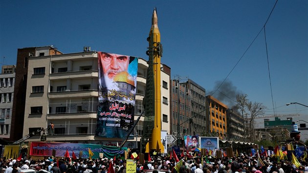 Prezentace rnsk rakety Ghadr H v Tehernu  (23. ervna 2017)