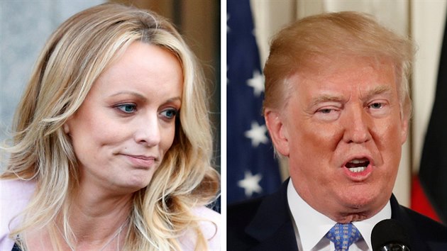 Pornohereka Stormy Daniels a americký prezident Donald Trump