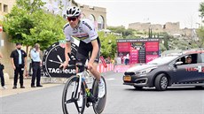 Obhájce celkového vítězství Gira d´Italia Tom Dumoulin při úvodní časovce v... Obhájce celkového vítězství Gira d´Italia Tom Dumoulin při úvodní časovce v...