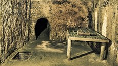 Obyvatelé tunelů z vesnice Vinh Moc museli na jakýkoli komfort zapomenout. Obyvatelé tunelů z vesnice Vinh Moc museli na jakýkoli komfort zapomenout.
