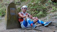 Štěpán Dvořák dnes doběhl na své cestě přes celou Českou republiku ze západu na... Štěpán Dvořák dnes doběhl na své cestě přes celou Českou republiku ze západu na...