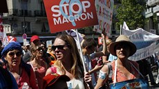 V Paříži se protestovalo proti prezidentu Macronovi až 40 tisíc lidí. (5.... V Paříži se protestovalo proti prezidentu Macronovi až 40 tisíc lidí. (5....