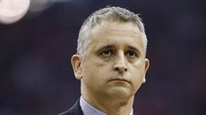 Igor Kokoškov coby asistent Utahu během utkání play off proti Houstonu Igor Kokoškov coby asistent Utahu během utkání play off proti Houstonu
