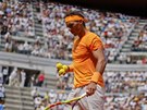 Soustedn Rafael Nadal na turnaji v m.