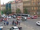 Srážení chodce I. P. Pavlova, Praha, náhradní autobusová doprava Srážení chodce I. P. Pavlova, Praha, náhradní autobusová doprava
