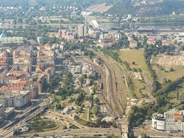 Praha, 18. kvtna 2018.  Vzducholo Zeppelin, vyhlídkový let nad Prahou,...