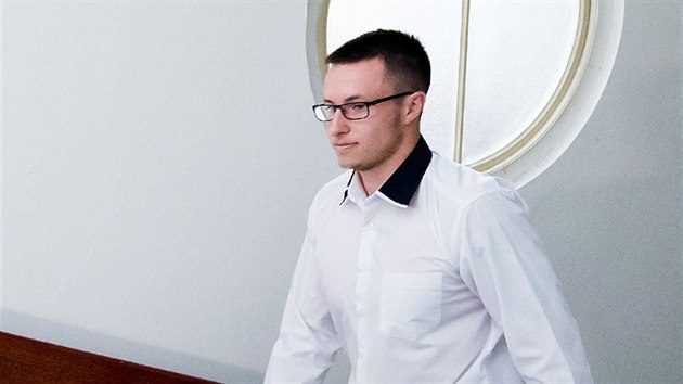 Luk Neesan ped dalm jednnm u Krajskho soud v Hradci Krlov (14. kvtna 2018)