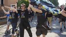 Zlíntí fanouci míí v hojném potu na stadion Slovácka.