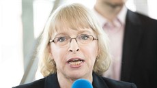 Právnička Hana Marvanová při představení společné pražské kandidátky TOP 09 a... Právnička Hana Marvanová při představení společné pražské kandidátky TOP 09 a...