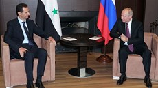 Syrský prezident Asad se setkal v Soi se svým protjkem Putinem. (17. kvtna...