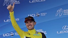 Tejay van Garderen se stal po vítězství v časovce lídrem závodu Kolem... Tejay van Garderen se stal po vítězství v časovce lídrem závodu Kolem...