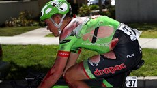 Lotyšský cyklista Toms Skujinš při loňském ročníku závodu Kolem Kalifornie. Lotyšský cyklista Toms Skujinš při loňském ročníku závodu Kolem Kalifornie.