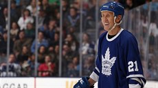 Börje Salming v dresu Toronta při utkání legend Börje Salming v dresu Toronta při utkání legend