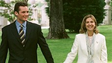 Inaki Urdangarin a panlská princezna Cristina (Madrid, 3. kvtna 1997)