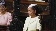 Matka Meghan Markle Doria Raglandová na svatb dcery (Windsor, 19. kvtna 2018)