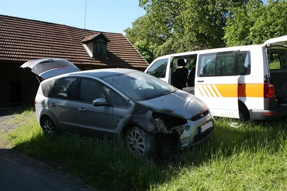 Ohoelé auto na Královédvorsku (20.5.2018)