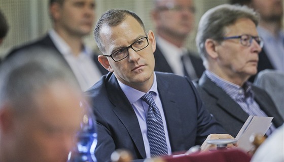 Daniel Ketínský na zasedání zastupitelstva msta Plzn. (24. 5. 2018)