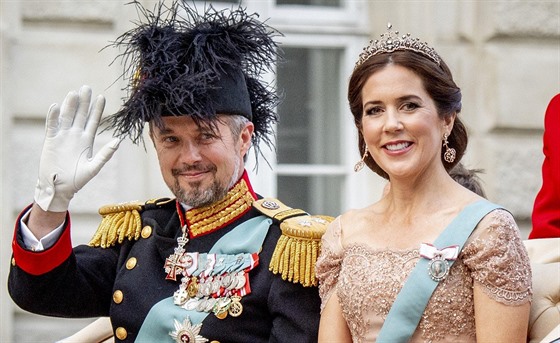 Dánský korunní princ Frederik a korunní princezna Mary (Koda, 26. kvtna 2018)