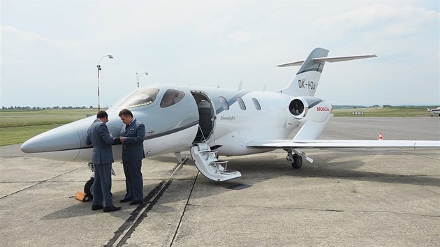 Tryskáč HondaJet se poprvé představil v České republice Tryskáč HondaJet se poprvé představil v České republice