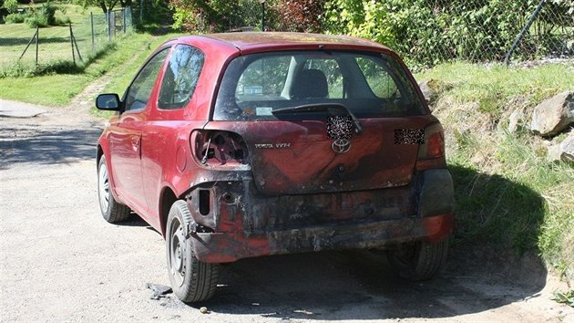 Ohoel auto na Krlovdvorsku (20.5.2018)