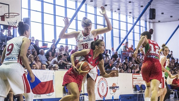 esk reprezentantka Kateina Rokoov (18) brzd maarsk tok.