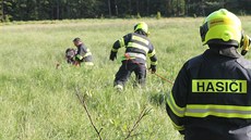 Hasiči na Sokolovsku pomáhali ženě, která uvázla v rašeliništi (25. května... Hasiči na Sokolovsku pomáhali ženě, která uvázla v rašeliništi (25. května...